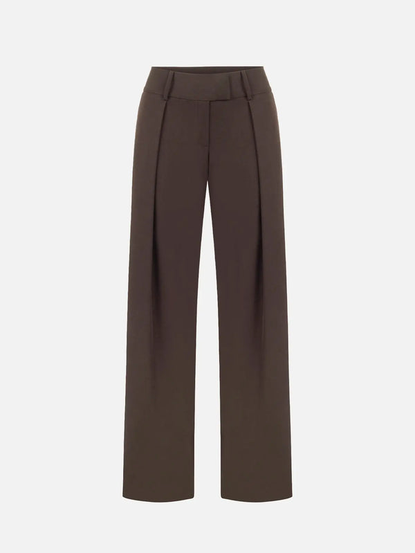 MANAS STUDIO Nox Pants - Brown - Uncategorized PANTOLON