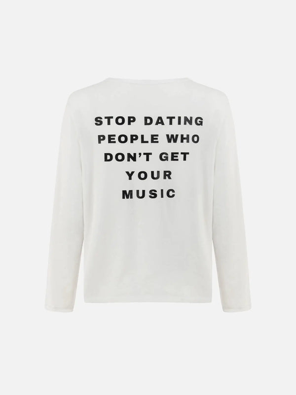 MANAS STUDIO Noir Tee - White - Uncategorized T-SHIRT