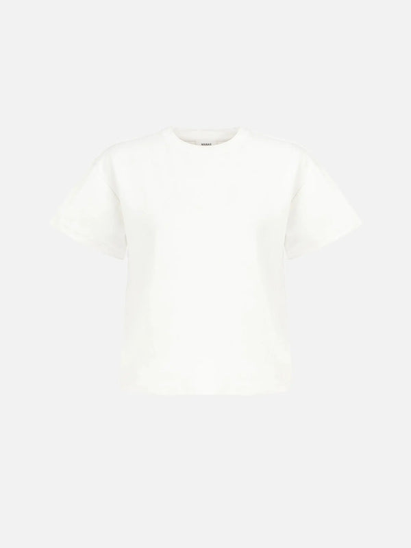 MANAS STUDIO Rhea Tee - Ecru - Uncategorized T-SHIRT