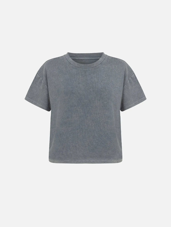 MANAS STUDIO Zephyra Tee - Gray - Uncategorized T-SHIRT