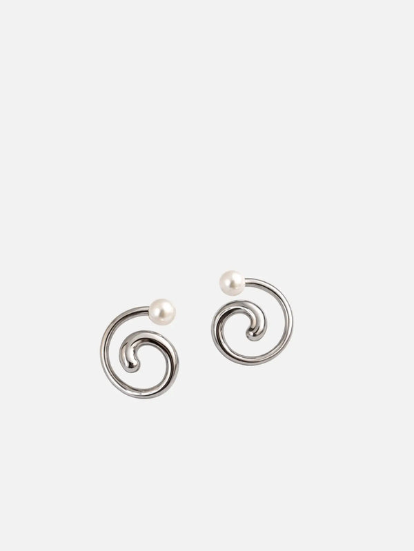 MAREE Double Magic Earrings - Silver - Earrings KÜPE