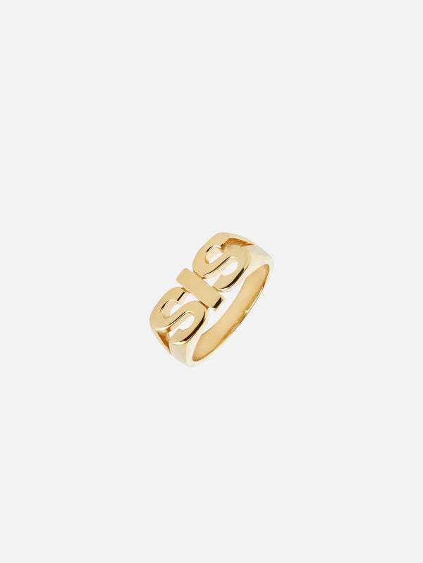 MARIA BLACK - YÜZÜK - Sis Ring - Gold - shopi go'da!.