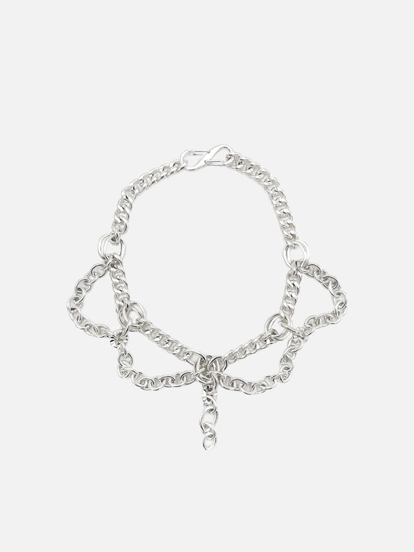 MARTINE ALI - KOLYE - Coliseo Chain - Silver - shopi go'da!.