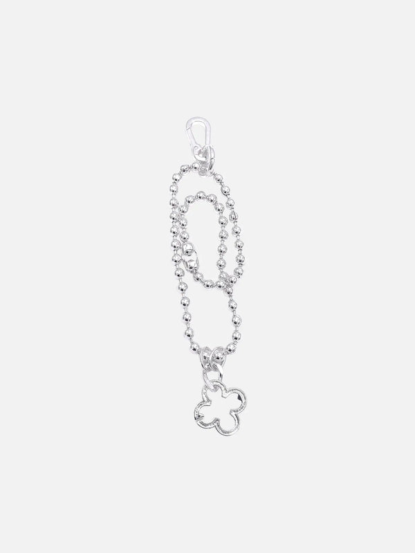 MARTINE ALI Fleur Drop Chain - Silver - Necklaces KOLYE