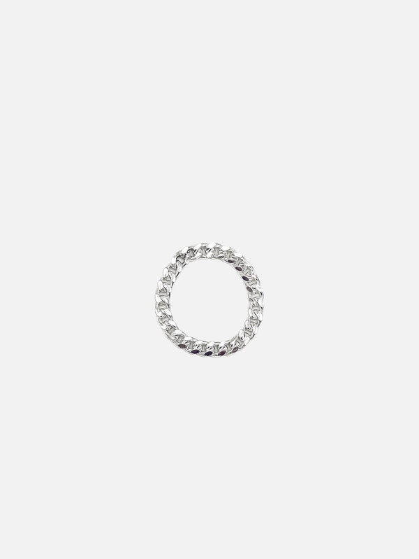 MARTINE ALI - YÜZÜK - Baby Cuban Ring - Silver - shopi go'da!.