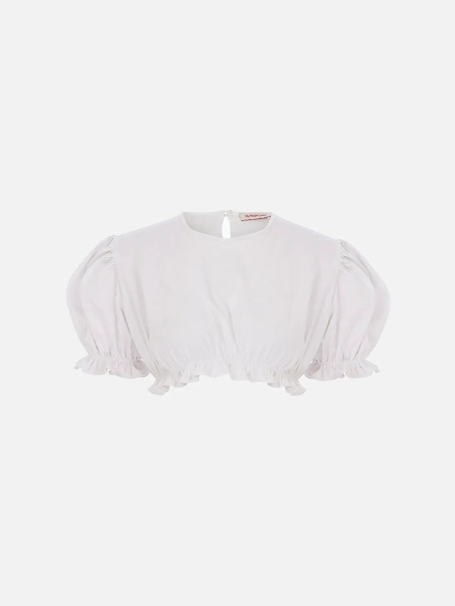 Mimi Crop Top - White