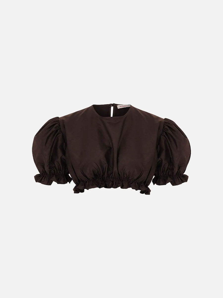 Mimi Crop Top - Brown