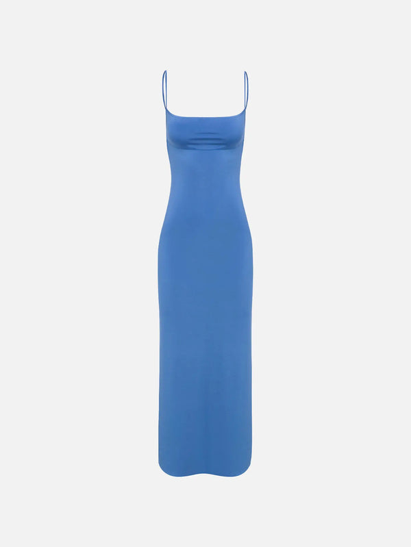 MI MAGIC LOVE Hush Midi Dress - Blue - Uncategorized ELBİSE