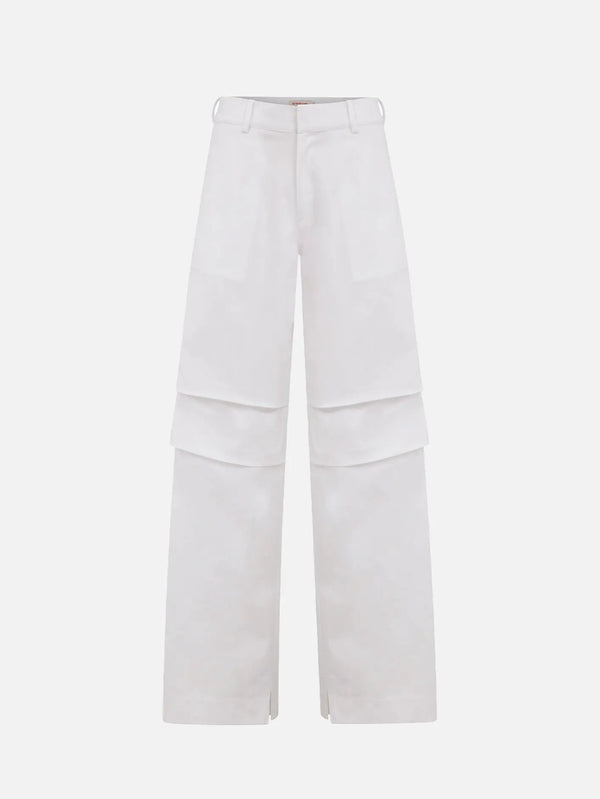 MI MAGIC LOVE Mimi Cargo Trousers - White - Uncategorized PANTOLON