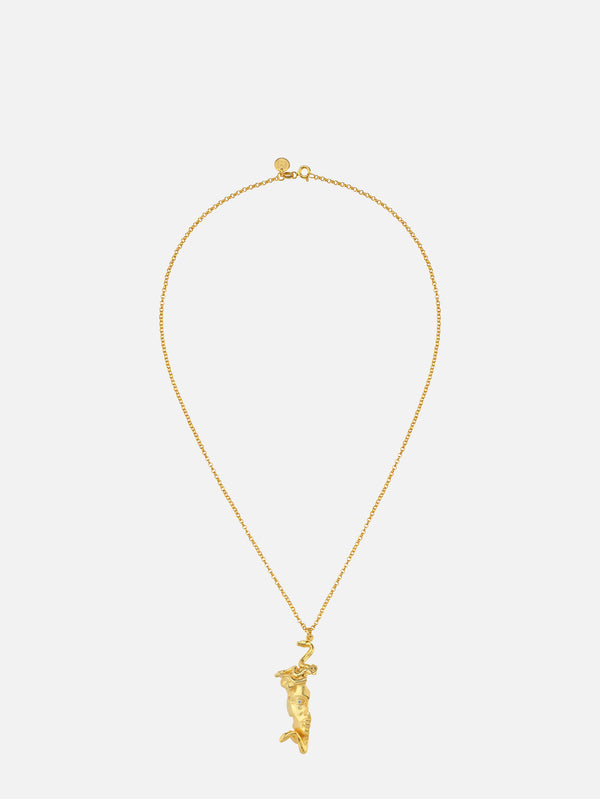 MICHAEL'S - KOLYE - Half Gaze of Medusa Chain Necklace - shopi go'da!.