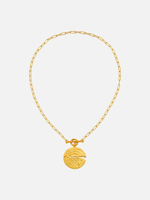 MICHAEL'S Koi Fish Chained River Kolye - Necklaces KOLYE
