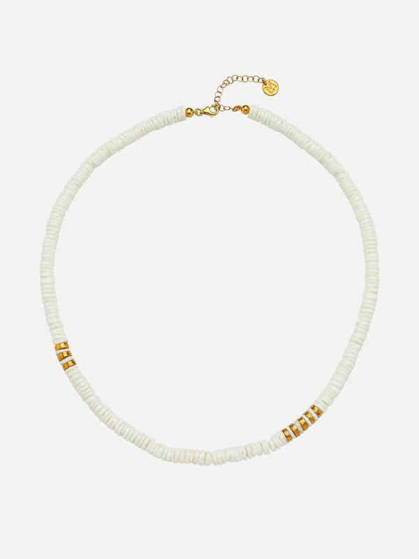 MICHAEL'S Chipped Howlite Necklace - Necklaces KOLYE