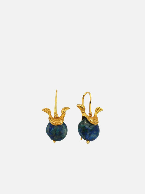 MICHAEL'S Peacock Chrysocolla Küpe - Earrings KÜPE