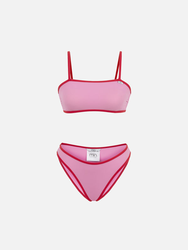 MIN SWIMWEAR - BİKİNİ ALTI - Everywhere Düz Bikini Altı - Pembe - shopi go'da!.