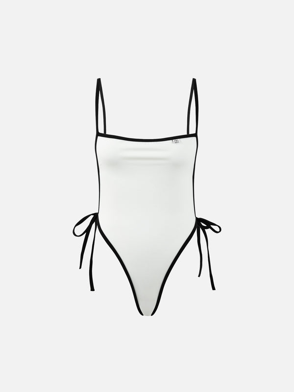 MIN SWIMWEAR - MAYO - Love Yourself Mayo - Beyaz - shopi go'da!.