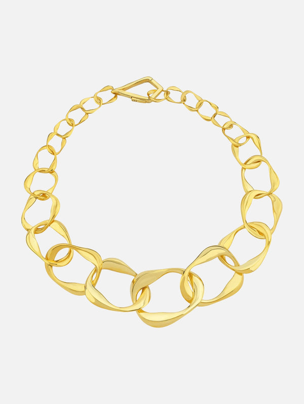 MISHKA - KOLYE - Aura Necklace - Gold - shopi go'da!.