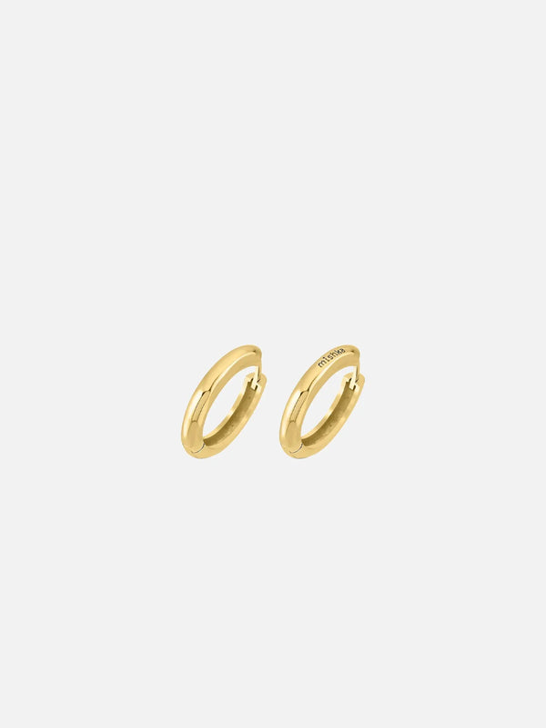 MISHKA Perfect Circle Earring - Gold - Earrings KÜPE