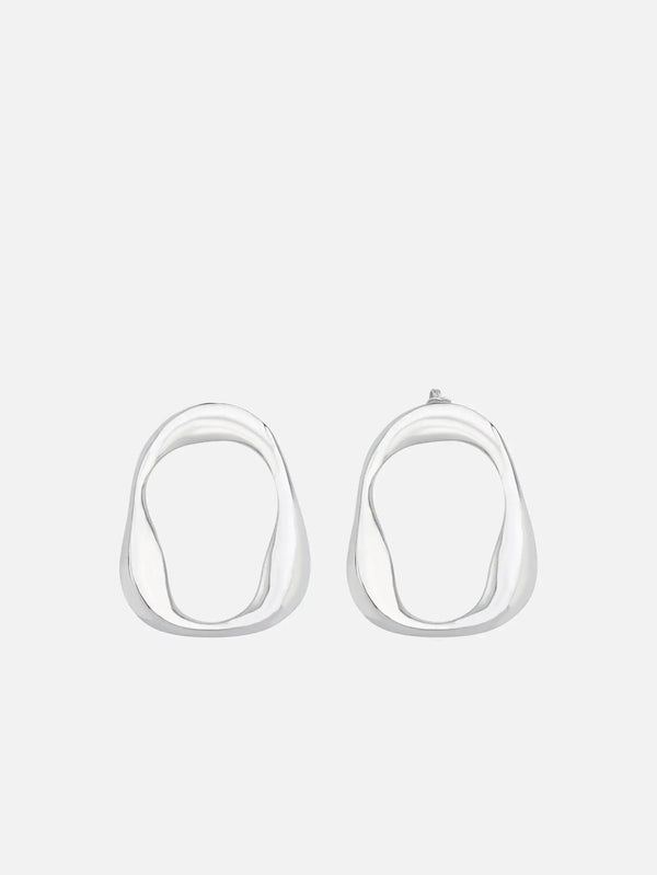 MISHKA Wave Earring - Silver - Earrings KÜPE
