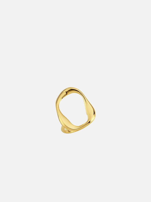 MISHKA Wave Ring - Gold - Rings YÜZÜK