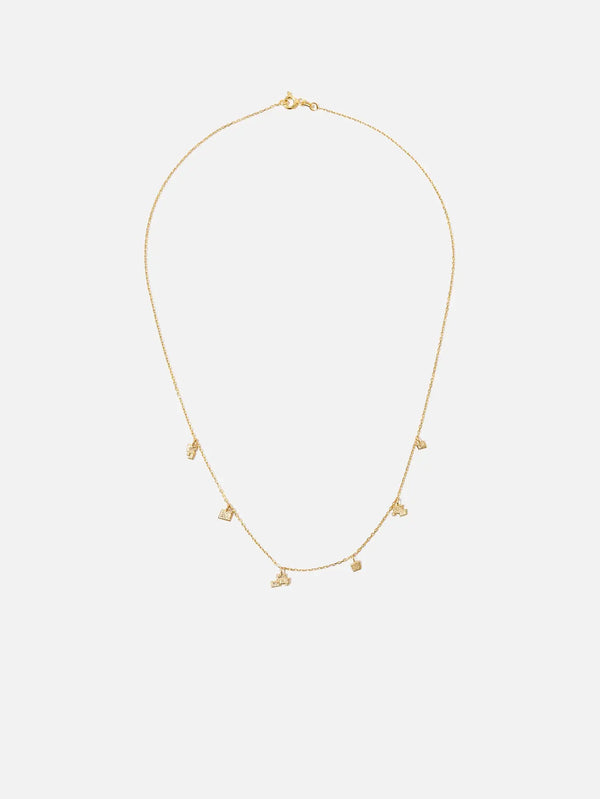 MONAPETRA 6'lı Minik Mozaik Kolye - Necklaces KOLYE