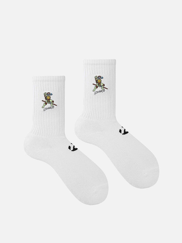 MONSIEUR CHAUSSETTE - ÇORAP - Leonardo - White - shopi go'da!.