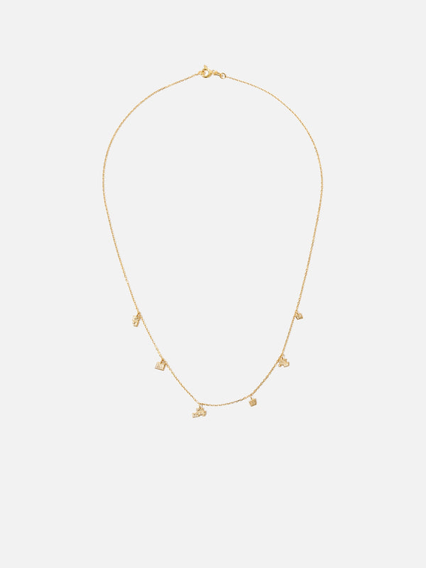 MONAPETRA, 6'lı Minik Mozaik Kolye, KOLYE, shopi go'da!