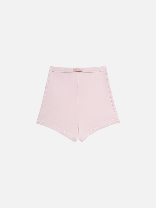 NENNI, Ribbed Cotton Short - Pink, ŞORT, shopi go'da!