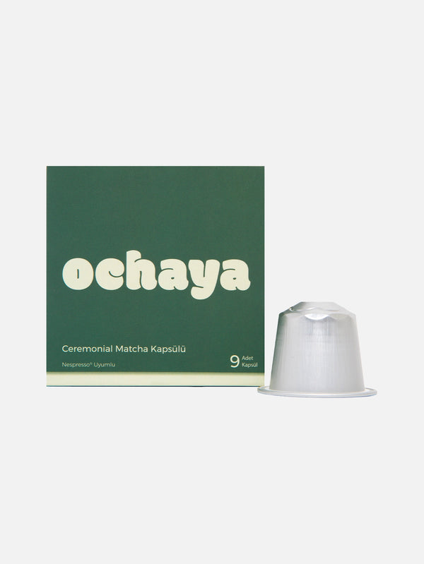 OCHAYA - KAPSÜL KAHVE - 9'lu Ceremonial Matcha - shopi go'da!.