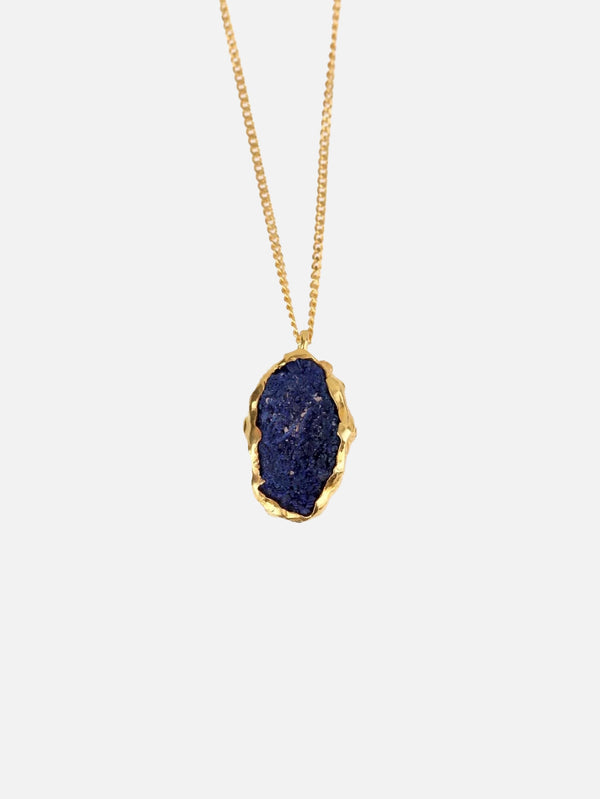 ORE DUNE - KOLYE - Veloura Necklace – Azurite Stone - shopi go'da!.
