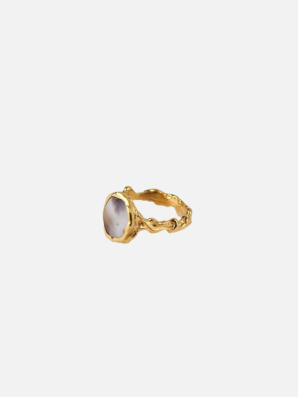 ORE DUNE - YÜZÜK - 04:40 Ring – Şecer Agate Stone - shopi go'da!.
