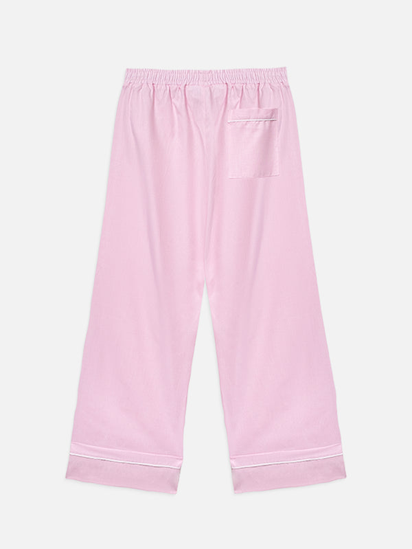 NENNI, Oxford Cotton Pants - Pink, PANTOLON, shopi go'da!