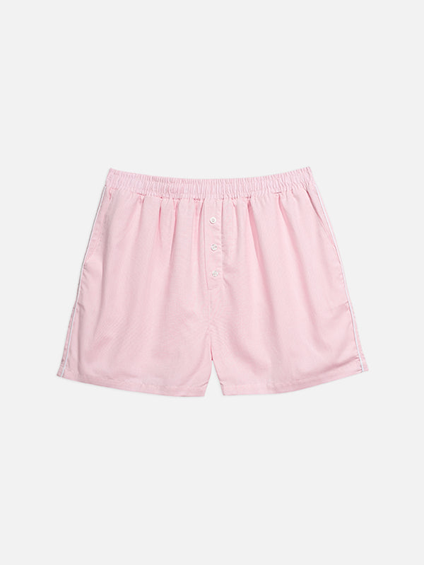 NENNI, Oxford Cotton Shorts - Pink, ŞORT, shopi go'da!