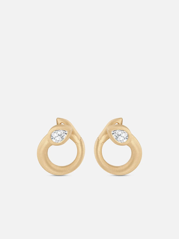 PANGHIA Enso Earrings - Gold - Earrings KÜPE