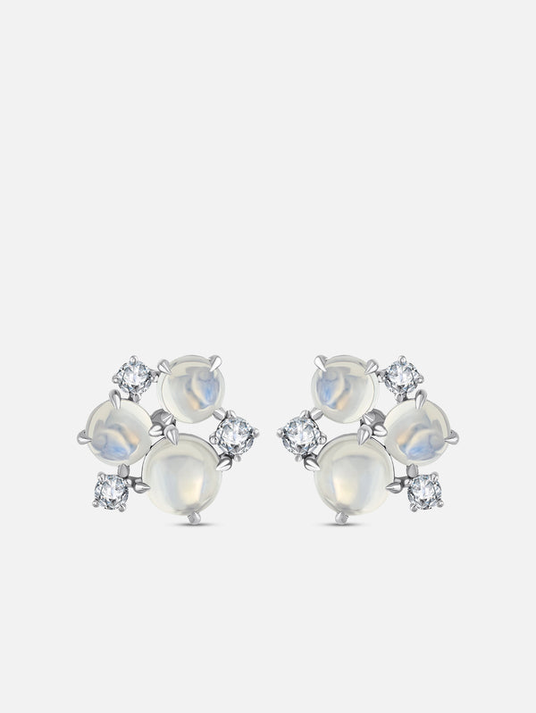 PANGHIA - KÜPE - Lunaris Earrings - White Gold - shopi go'da!.