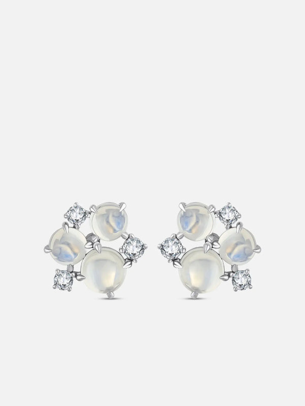 PANGHIA Lunaris Earrings - White Gold - Earrings KÜPE