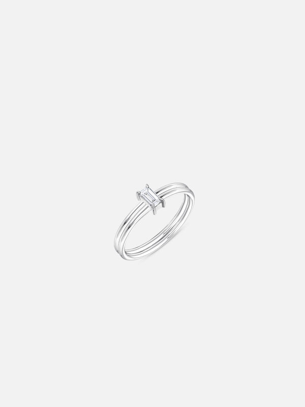 PANGHIA - YÜZÜK - Linea Ring - White Gold - shopi go'da!.