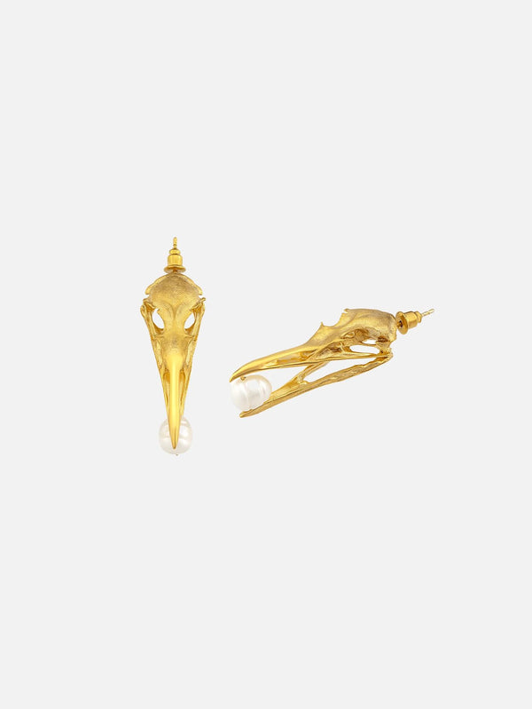 PIA YULI SAN FRANCISCO - KÜPE - Freedom Pearl Earrings - Gold - shopi go'da!.