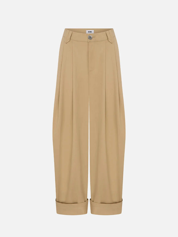 RE2MC Pileli Pantolon - Bej - Trousers PANTOLON