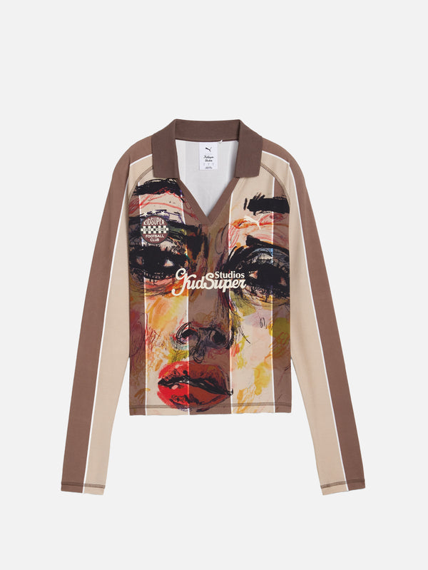 PUMA - FORMA - PUMA x KIDSUPER LS Jersey - Flat Bronze - shopi go'da!.