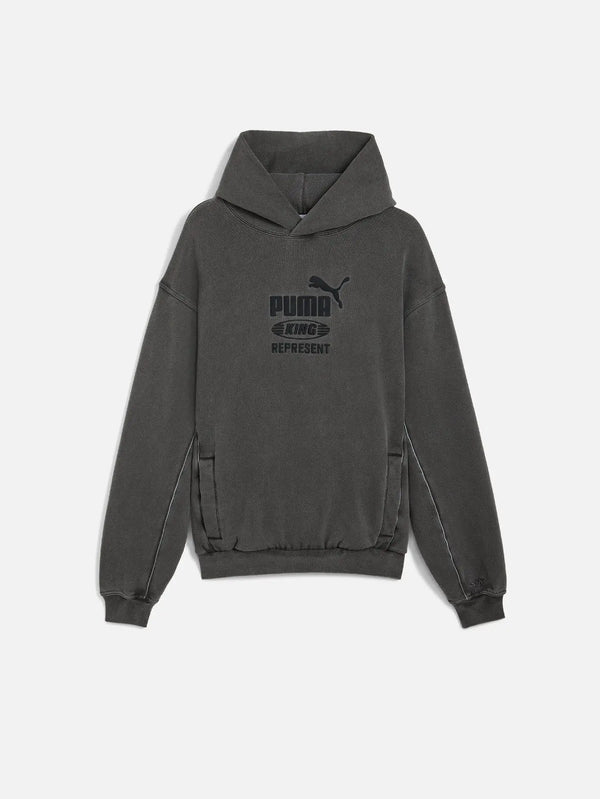 PUMA Represent x Puma Graphic Hoodie - Flat Dark Gray - Uncategorized SWEATSHIRT