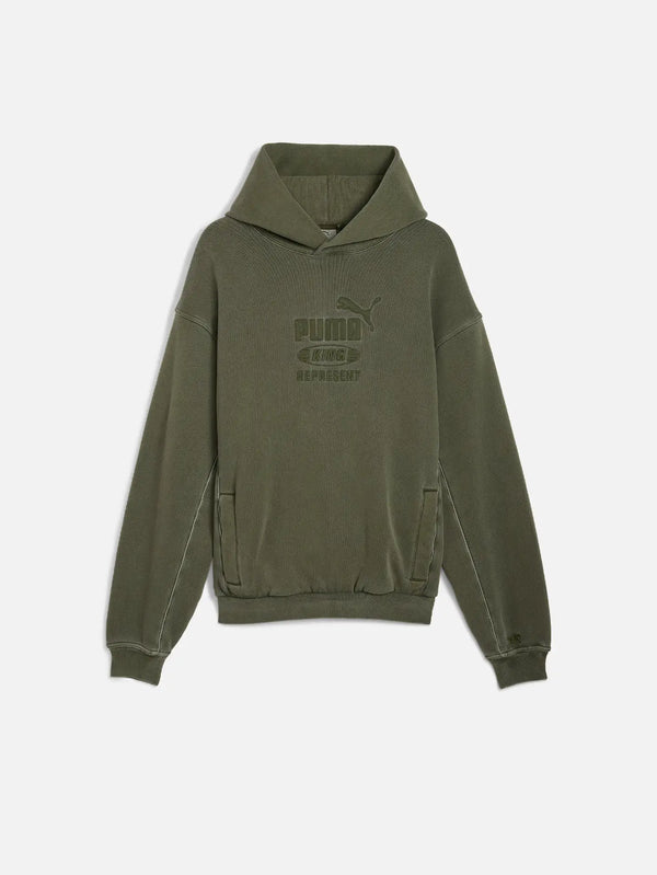 PUMA Represent x Puma Graphic Hoodie - Night Pine - Uncategorized SWEATSHIRT