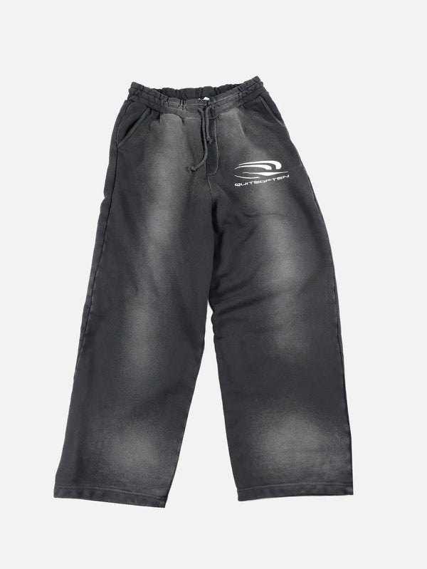 QUITEOFTEN Faded Swaetpants - Black - Uncategorized EŞOFMAN ALTI