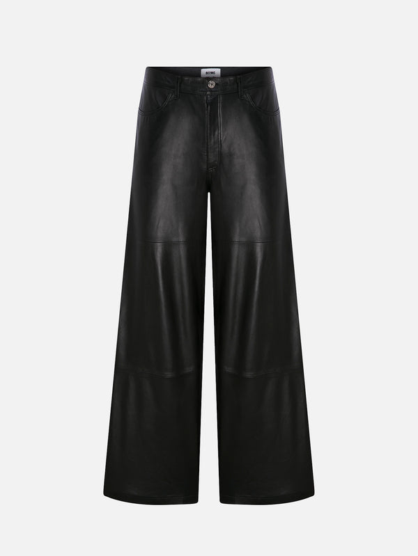 RE2MC - PANTOLON - Deri Pantolon - Siyah AW25602 - shopi go'da!.