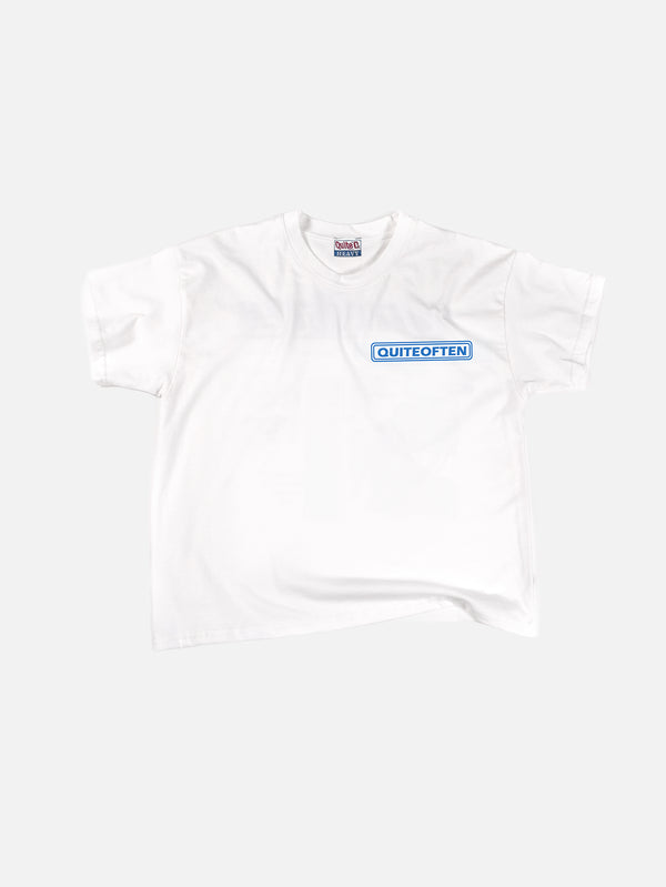 QUITEOFTEN, Recycle Tee - White, T-SHIRT, shopi go'da!