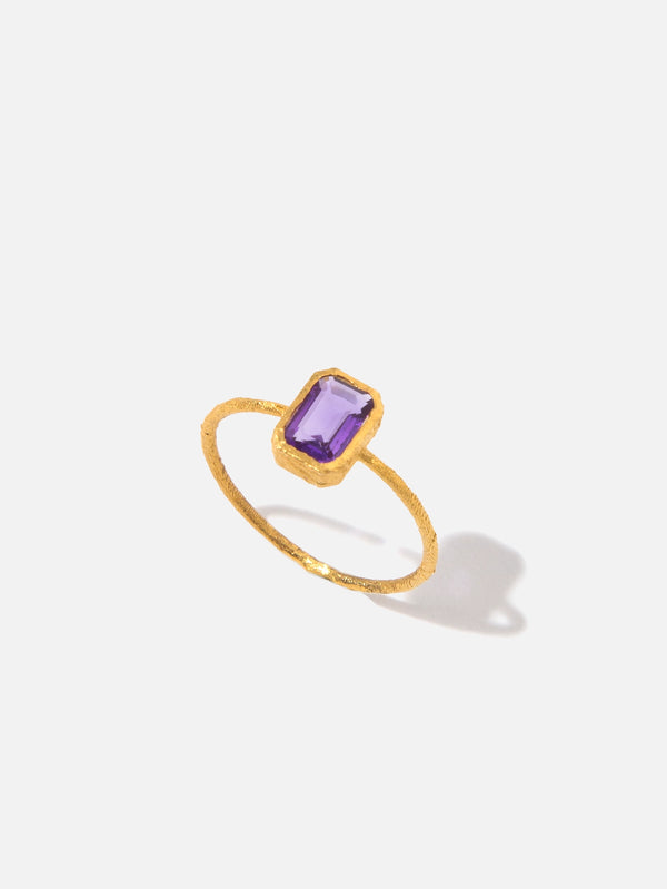 MONAPETRA, Minik Baget Amatist Yüzük, YÜZÜK, shopi go'da!