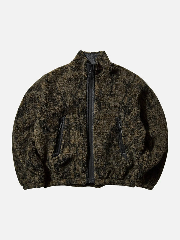ROA Ewe Furry Jacket - Olive - Track Jackets CEKET