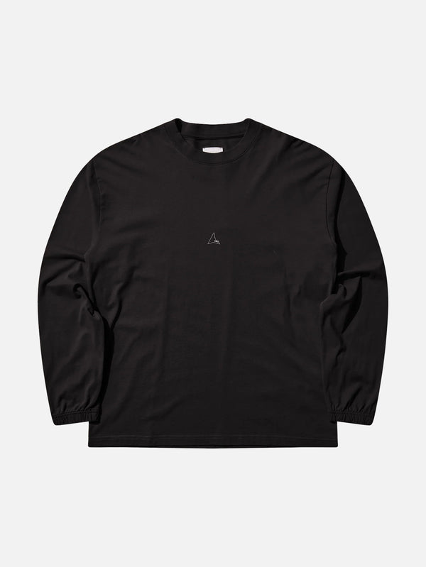 ROA - SWEATSHIRT - Logo Organic Long Sleeve - Black - shopi go'da!.