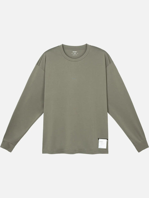 SATISFY Auralite Long Tee - Dusty Olive - Uncategorized T-SHIRT