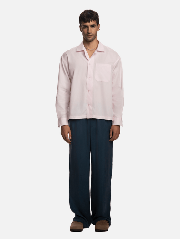 SHOPI GO - GÖMLEK - Akio Boxy Gömlek - Açık Pembe - shopi go'da!.