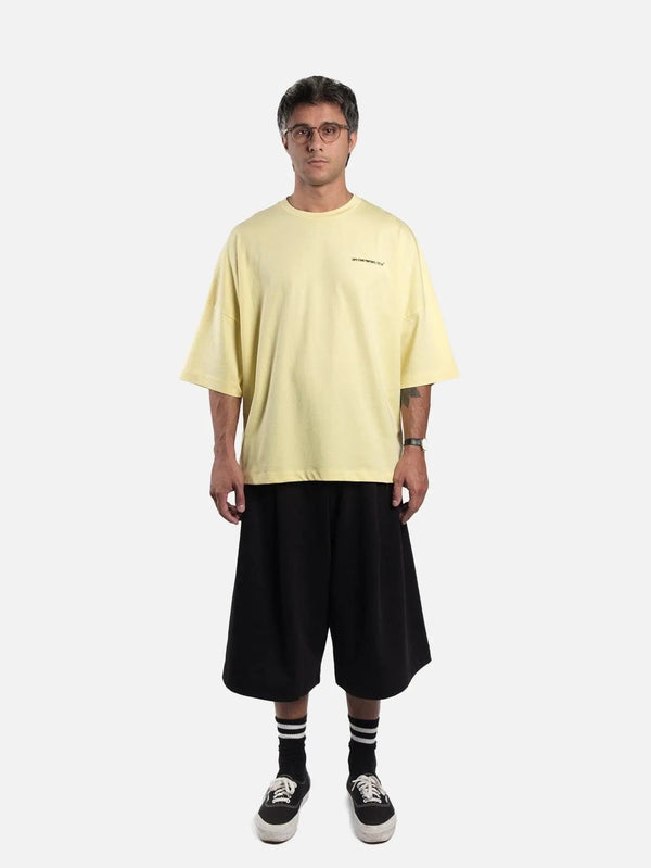 SHOPI GO Hikari Oversize T-Shirt - Sarı - T-Shirts T-SHIRT